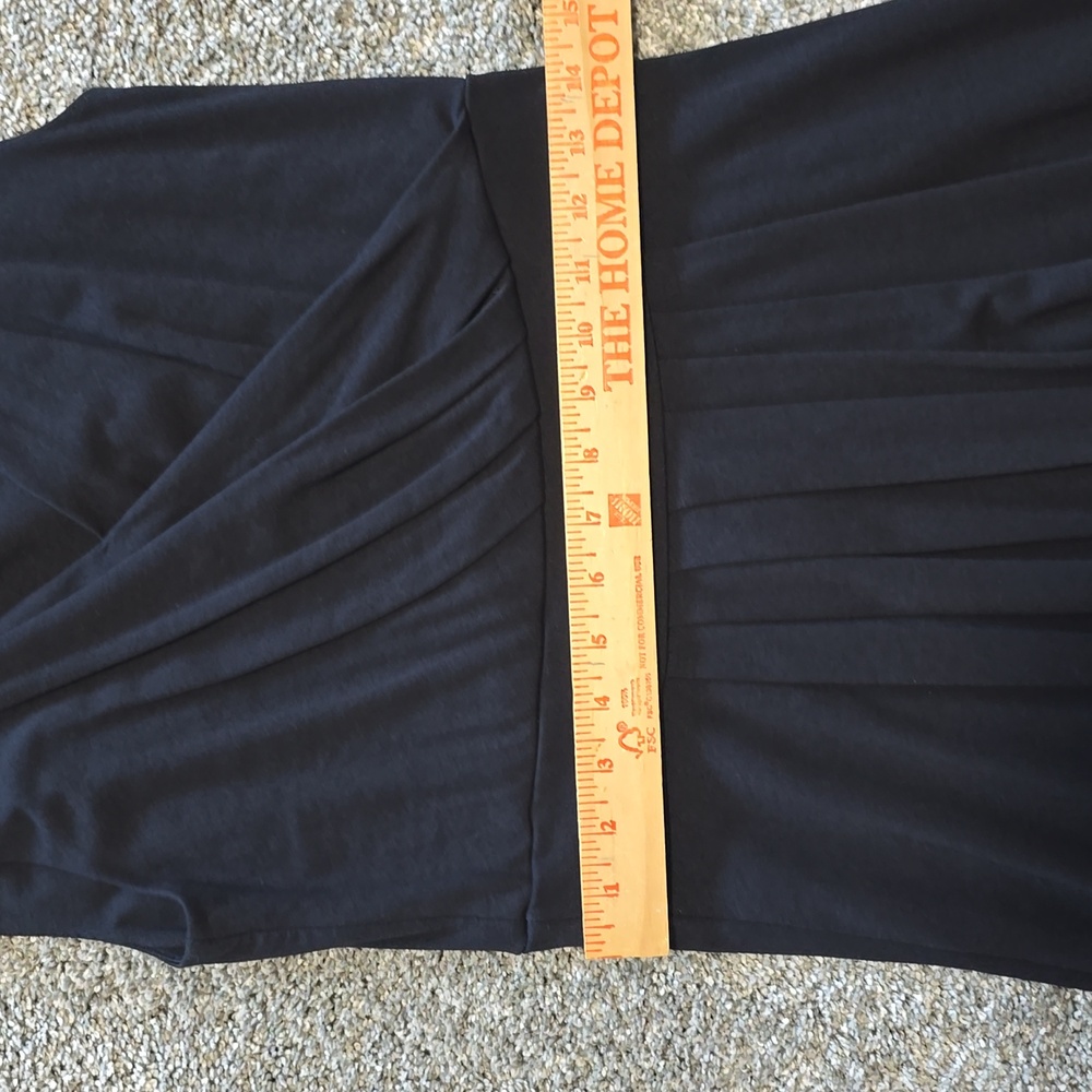 Lands' End Black Sleeveless  Dress In Small/tall - Picture 5 of 6